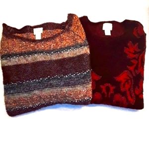 ☃️Chico's Longsleeve Sweater's. Women's Size: Large.